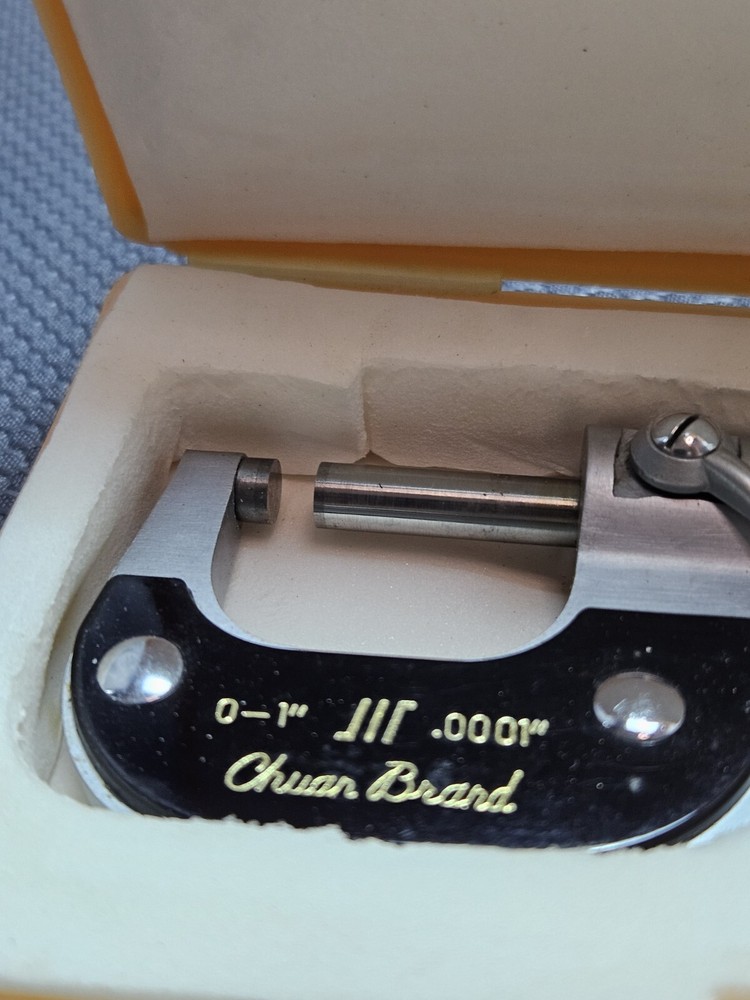 Chuar Brand 0-1" .0001", Micrometer