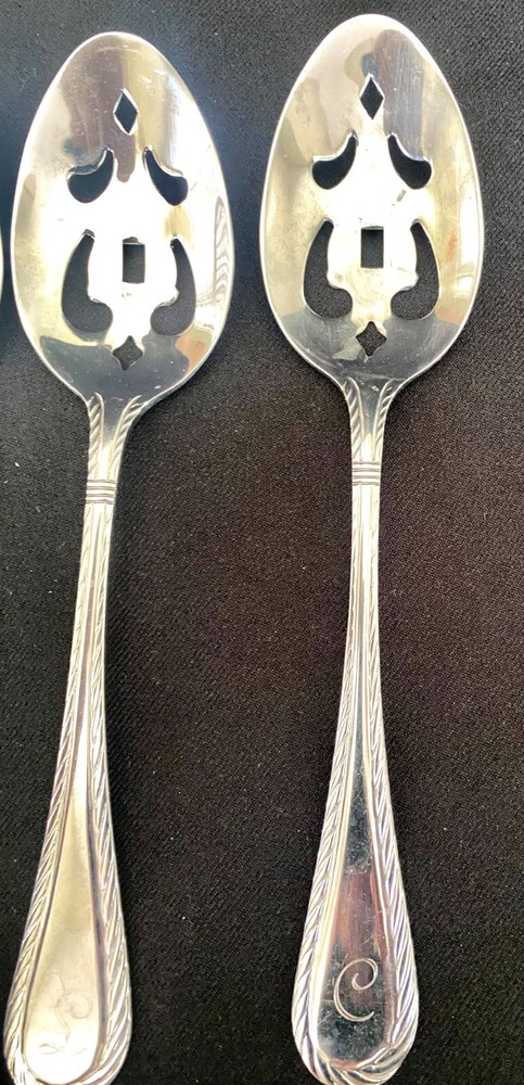 7 Cambridge stainless Flatware extra Serving pieces- Used