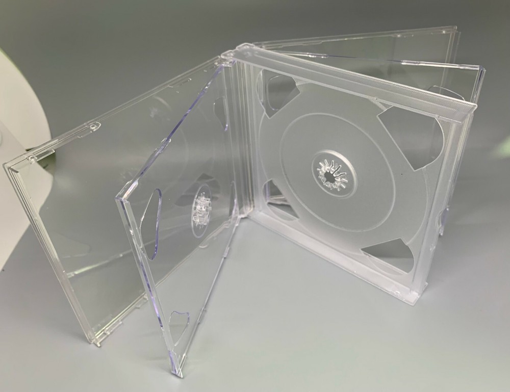 RARE!  50 MULTI 5 FIVE DISC CD CASES W/ CLEAR TRAY GF5