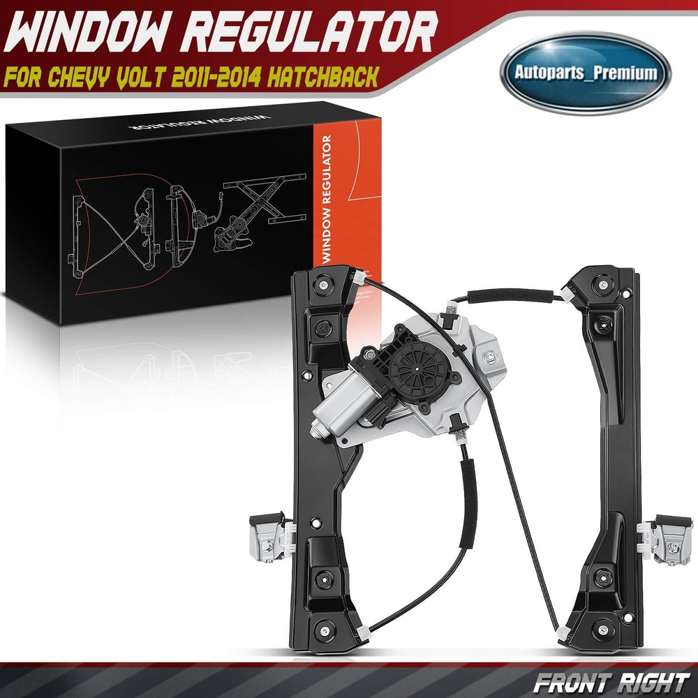 Front Right Window Regulator & Motor Assembly for Chevy Volt 2011-2014 Hatchback