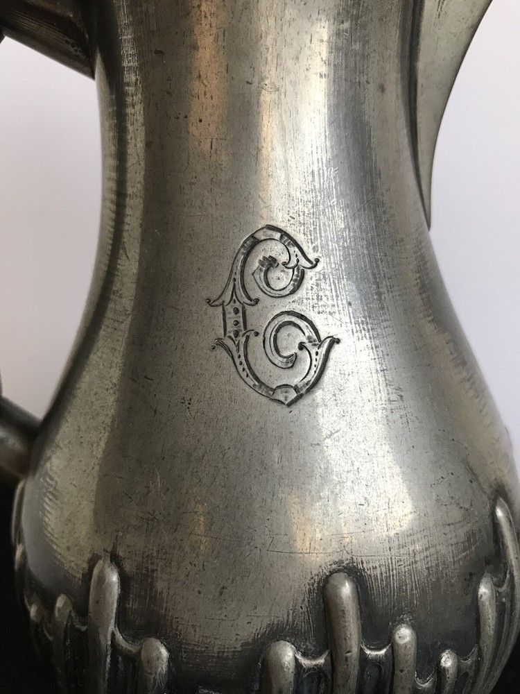 Victorian Silver Plated Coffee Pot / Hot Water Jug