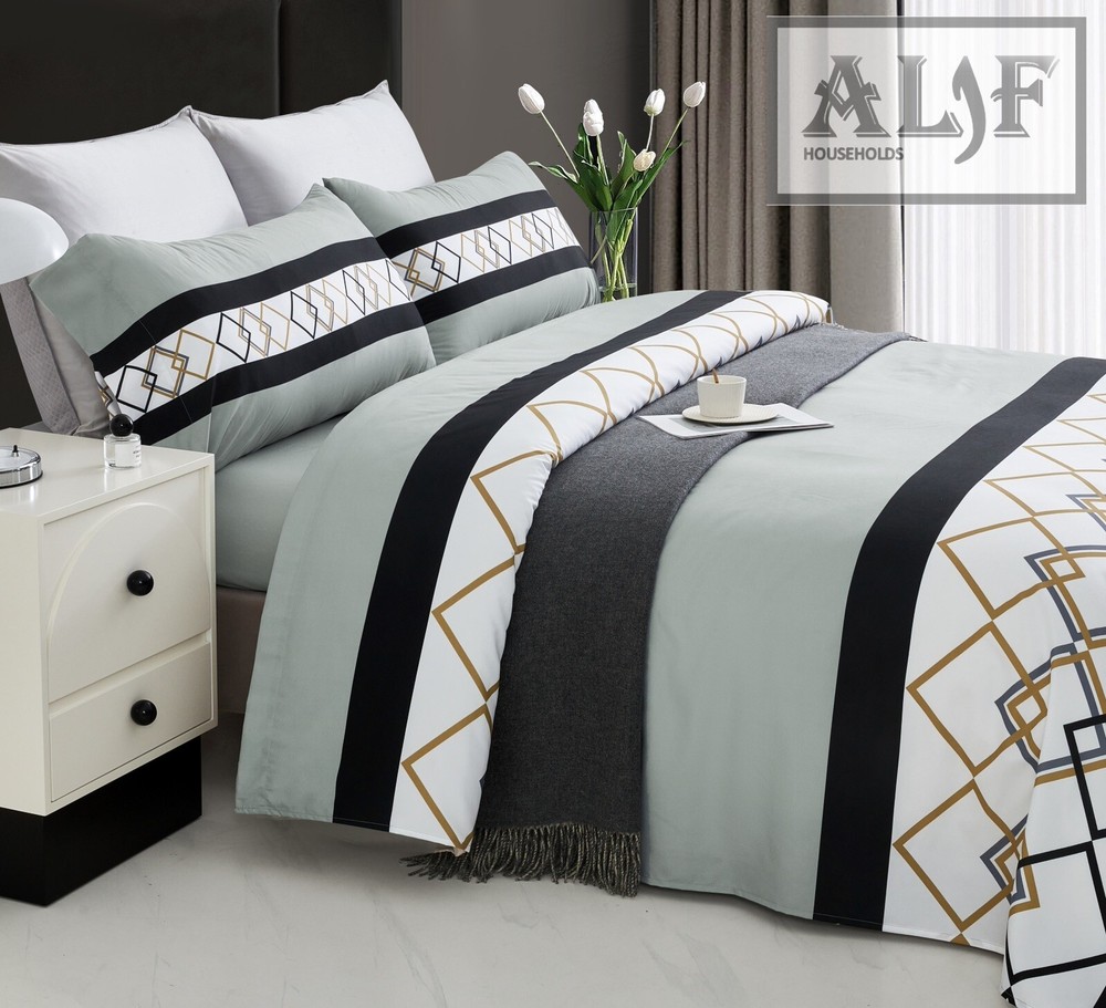 4-Piece Bedsheet Set | Double Size | Comfy | Hypoallergenic | Breathable | Soft