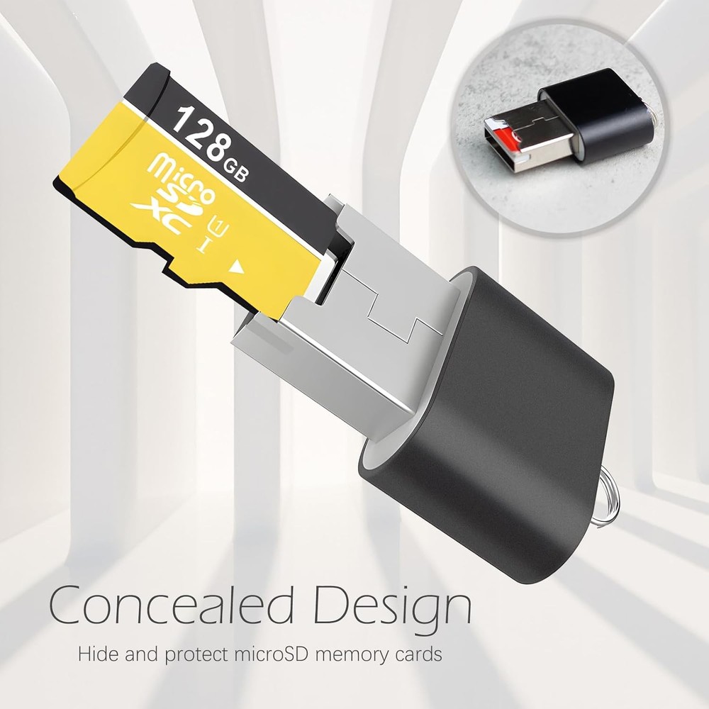 Micro SD Card Reader 3 Pack USB Adapter Android