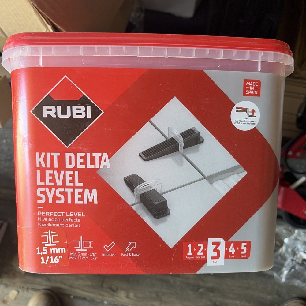 RUBI Delta Level System Kit Clip - Size 1/16"