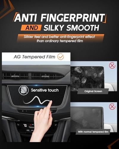 Matte Anti Glare for Cadillac XT5 & XT6 Screen Protector, 8 Inch Touchscreen,