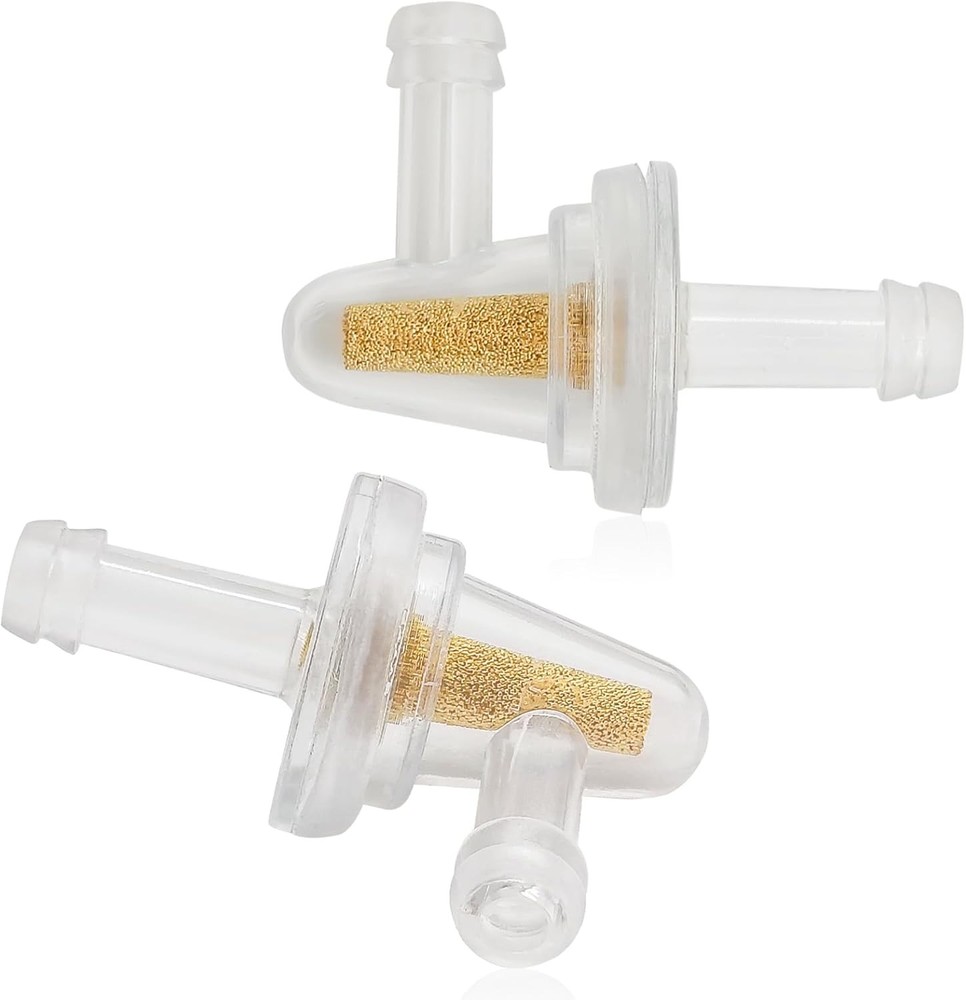 Inline Fuel Filter - Universal 90 Degree For 1/4"Fuel Line...