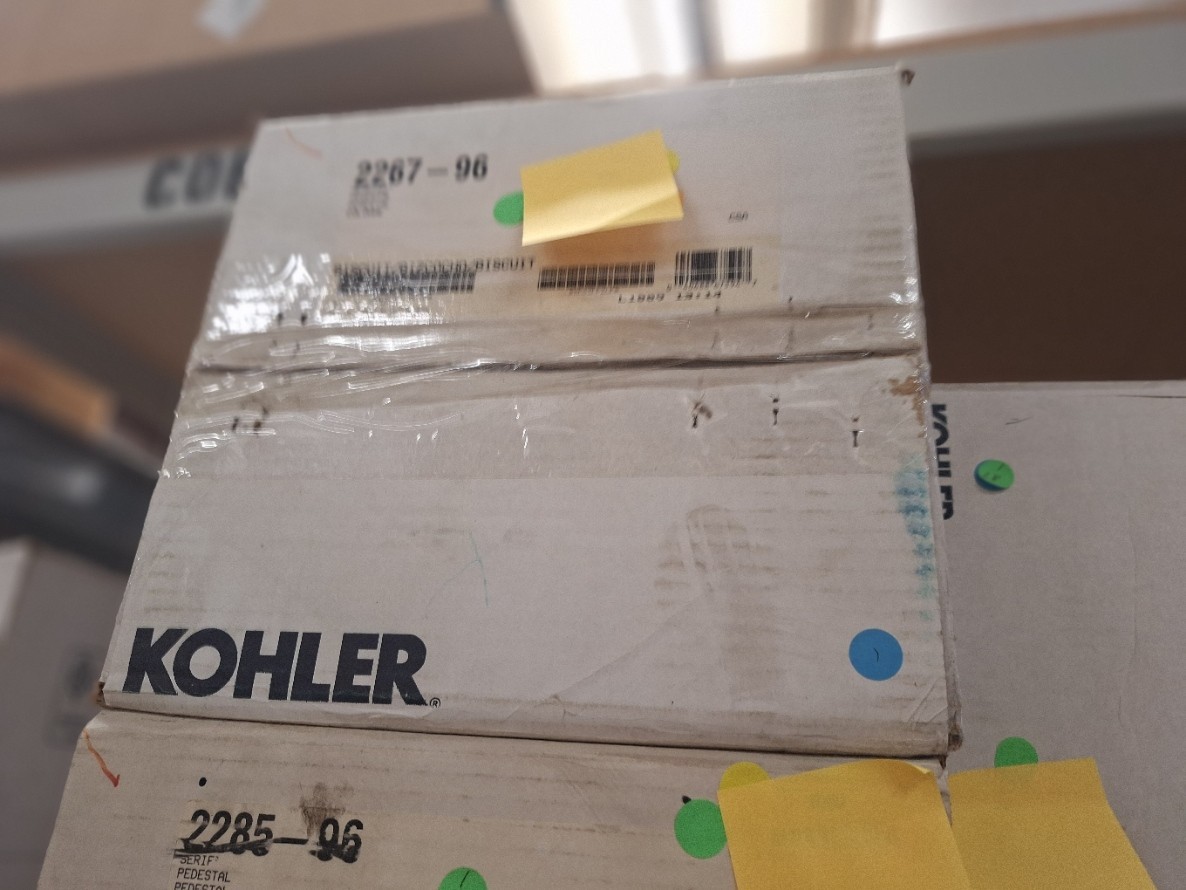 Kohler: Memoirs Pedestal Sink (Biscuit)