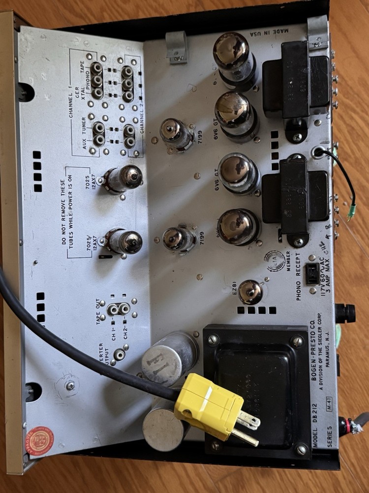 Bogen DB-212 Tube Integrated Amp - Tested