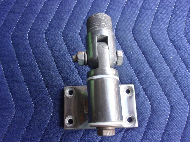 Swivel lay down off-set Antenna Base Mount solid nickel bronze base, heavy duty