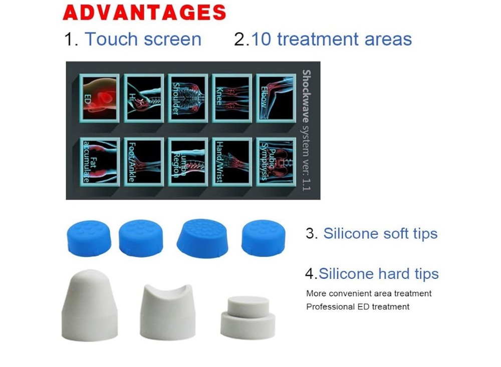 Physical ED Therapy Massager Erectile Dysfunction Shock wave Pain Relief Machine