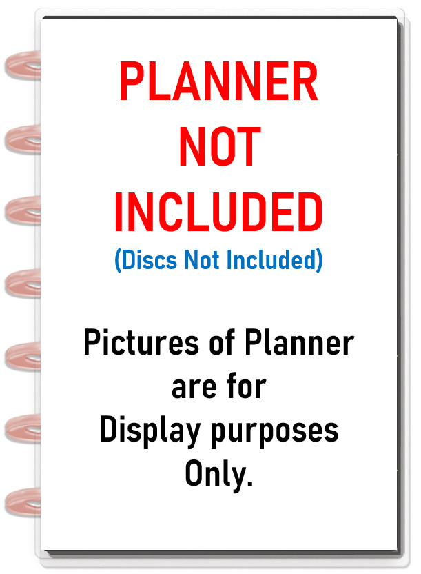 Flying Monkeys Front/Back Cover Set made for use with MINI Happy Planner