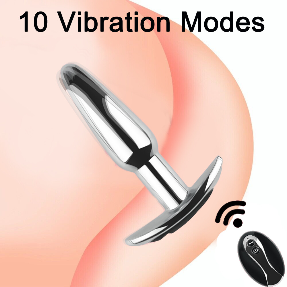 Remote Control Vibrating Butt Plug Anal Vibrator G Spot Massager Dildo Sex Toys
