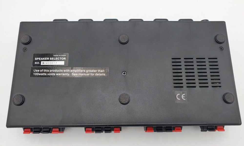 Vanco SS6 Speaker Selector Switch 6-way Distribution Protection Unit - Tested