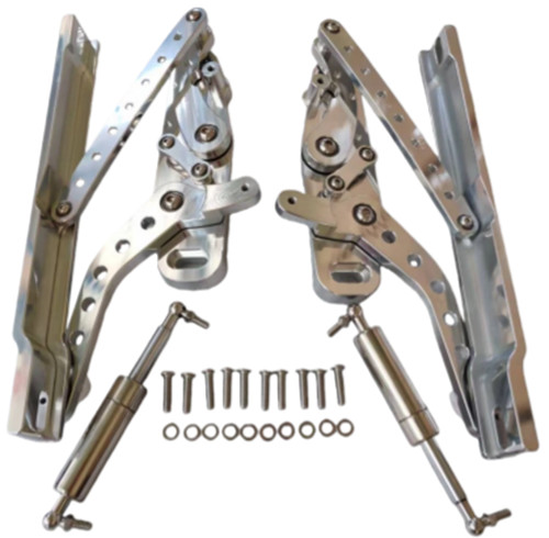 1968 - 1972 Chevelle and El Camino Hood Hinges Billet Chevy Pair 1969 1970 1971