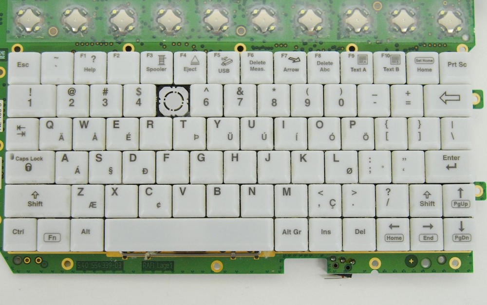 GE KTZ280064 Console Alphanumeric Keyboard PCB - Voluson E8