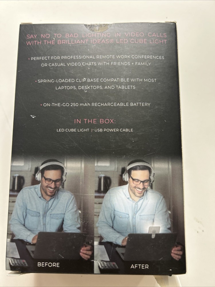 Video Cube Light : Multiple Brightness Levels NEW