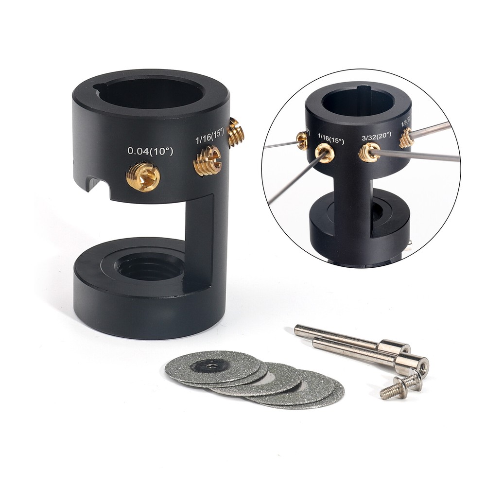 Tungsten Electrode Sharpener Grinder Multi-Angle Offsets Tool, TIG Welding!