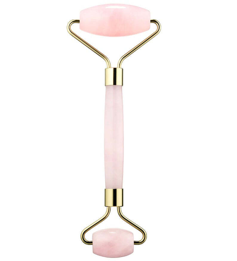 Magic Crystals | Rose Quartz Facial Roller and Amethyst Cluster Bundle