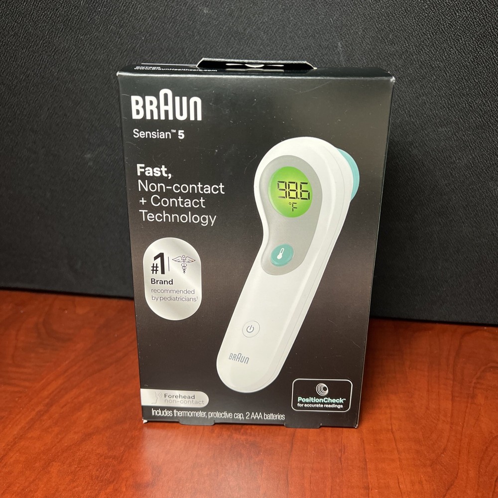Braun NTF3000US No Touch Plus Forehead Digital Thermometer (0005)