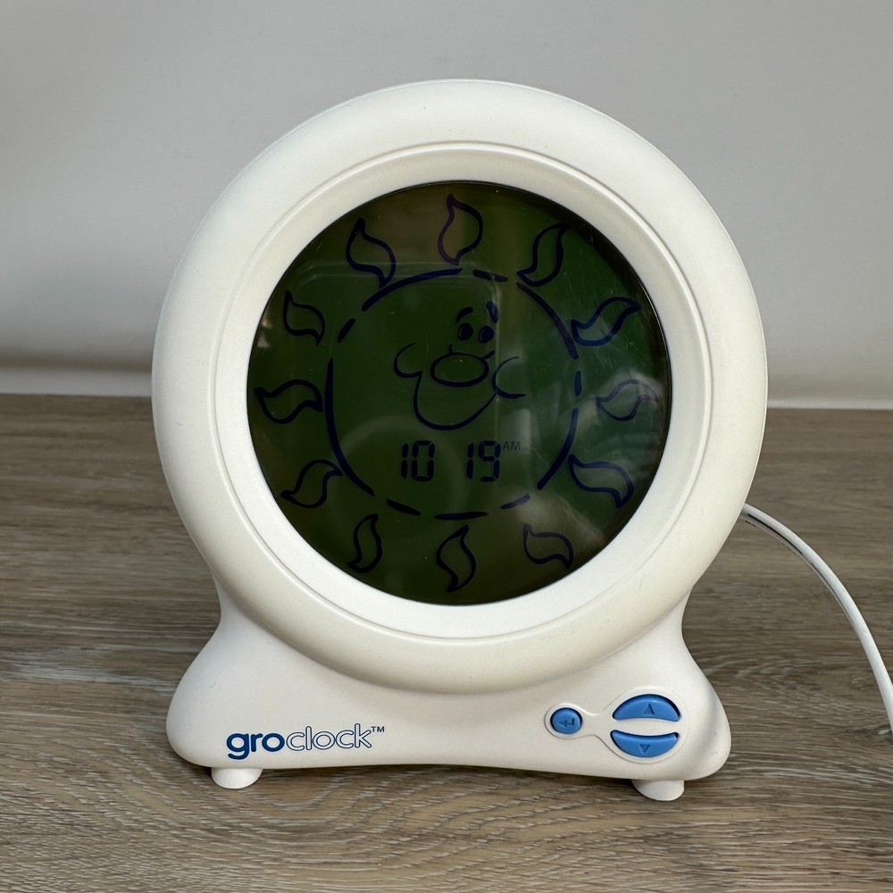Groclock Sleep Trainer Clock White HJ020 Tested