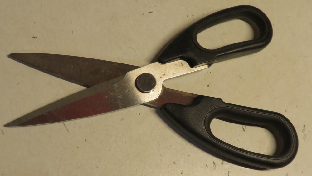 KitchenAid All Purpose Kitchen Shears Durable Stainless Steel Scissors Black 8"