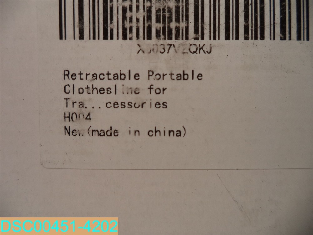 Retractable Portable Clothesline for Travel