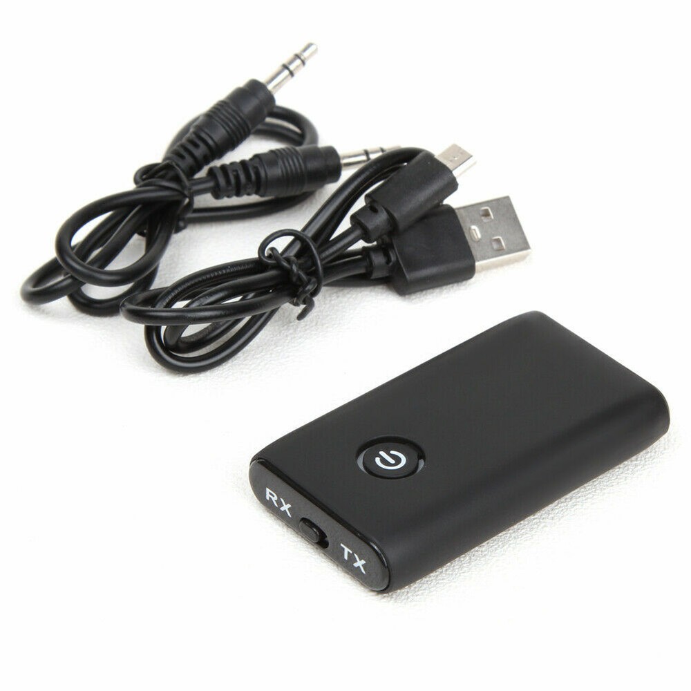 Bluetooth 5.0 Transmitter Receiver 2 IN 1 Wireless Audio 3.5Mm Jack Aux Adapter