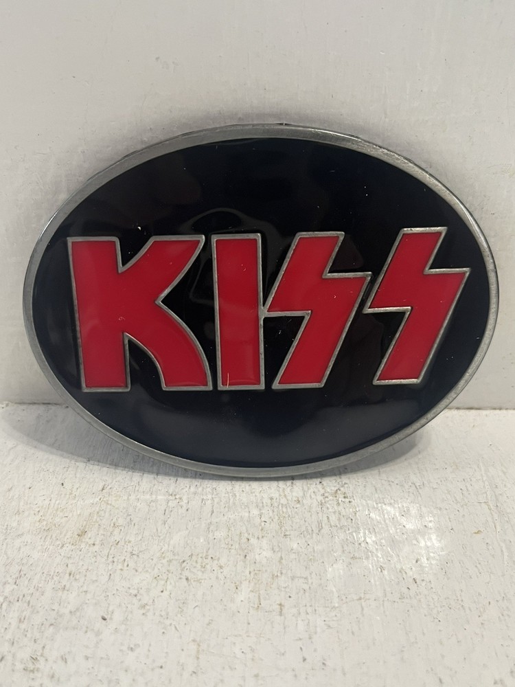 - Kiss Rock And Roll 80’s Music Belt Buckle