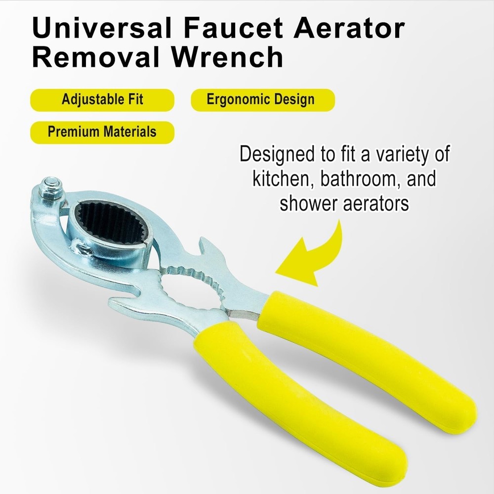Faucet Wrench - Aerator Removal Tool for Kitchen & Bathroom Essentials
