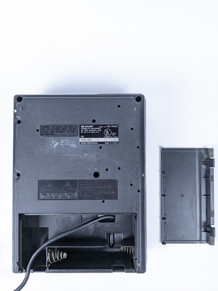 Vintage Sharp RD-767AV Cassette Player/Recorder