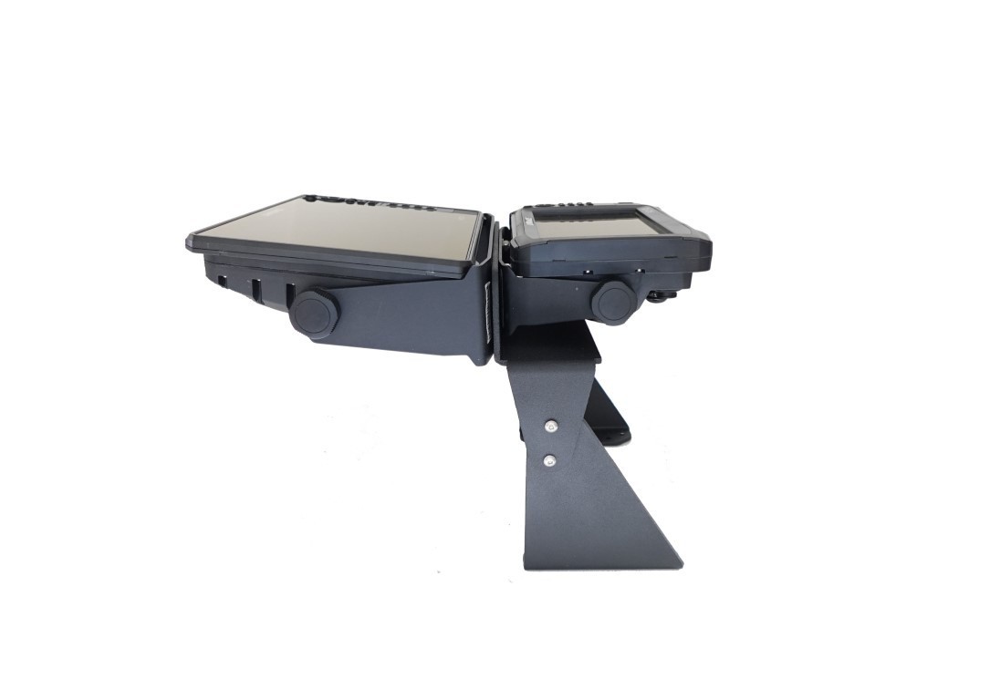 Baldwin Iron Works Universal Dual Fish Finder Graph Mount (Made In USA)