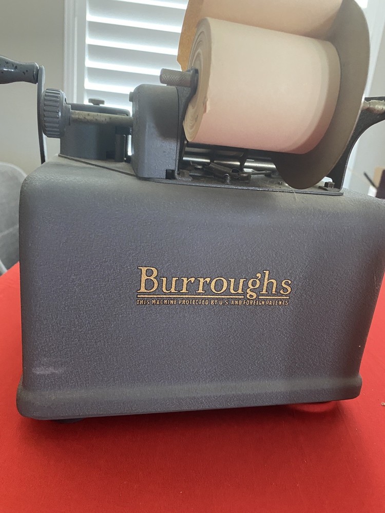 Vintage Burroughs adding machine , Collectible, Antique