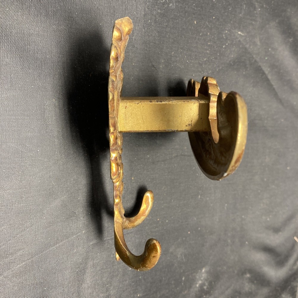 Solid Brass Antique Coat Hat Hooks Hanger Home Or School.