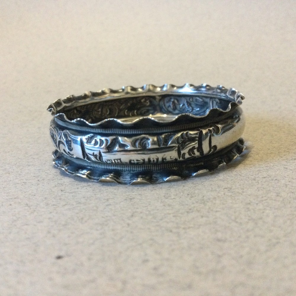 Solid Silver Napkin Ring Hallmarked Birmingham 1912