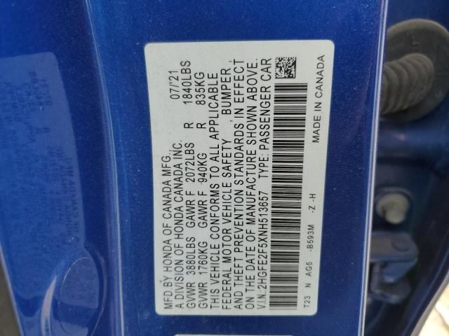 CIVIC 2022 Camera/Projector 316015