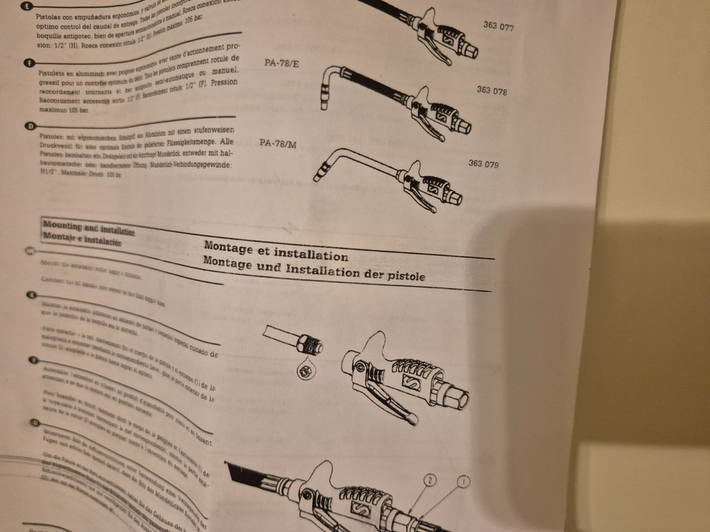 Samson 363 078 Oil Control Handle