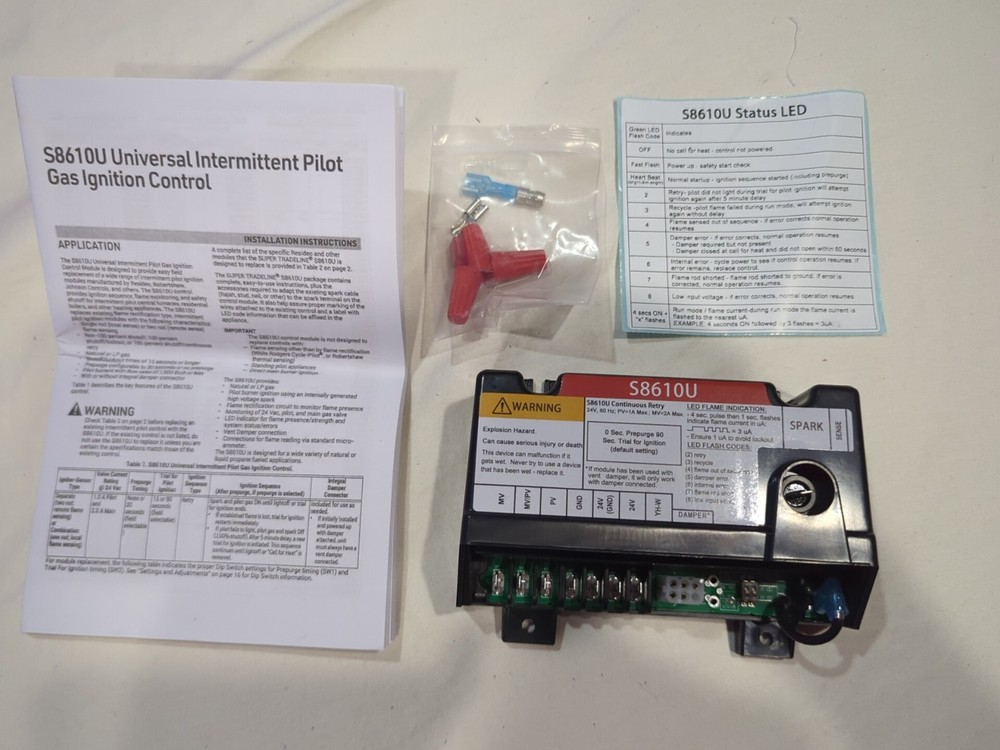 Compatable For Honeywell S8610U3009 Universal Intermittent Pilot Ignition Module