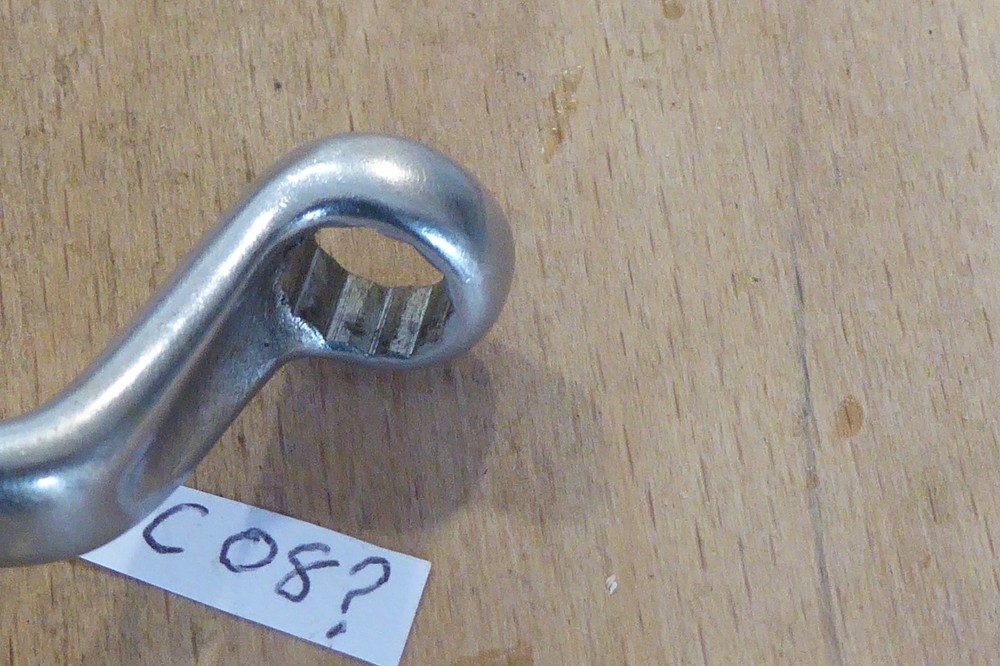 GORDON TOOLS 5 /16 X 3/8" AF cranked ring spanner