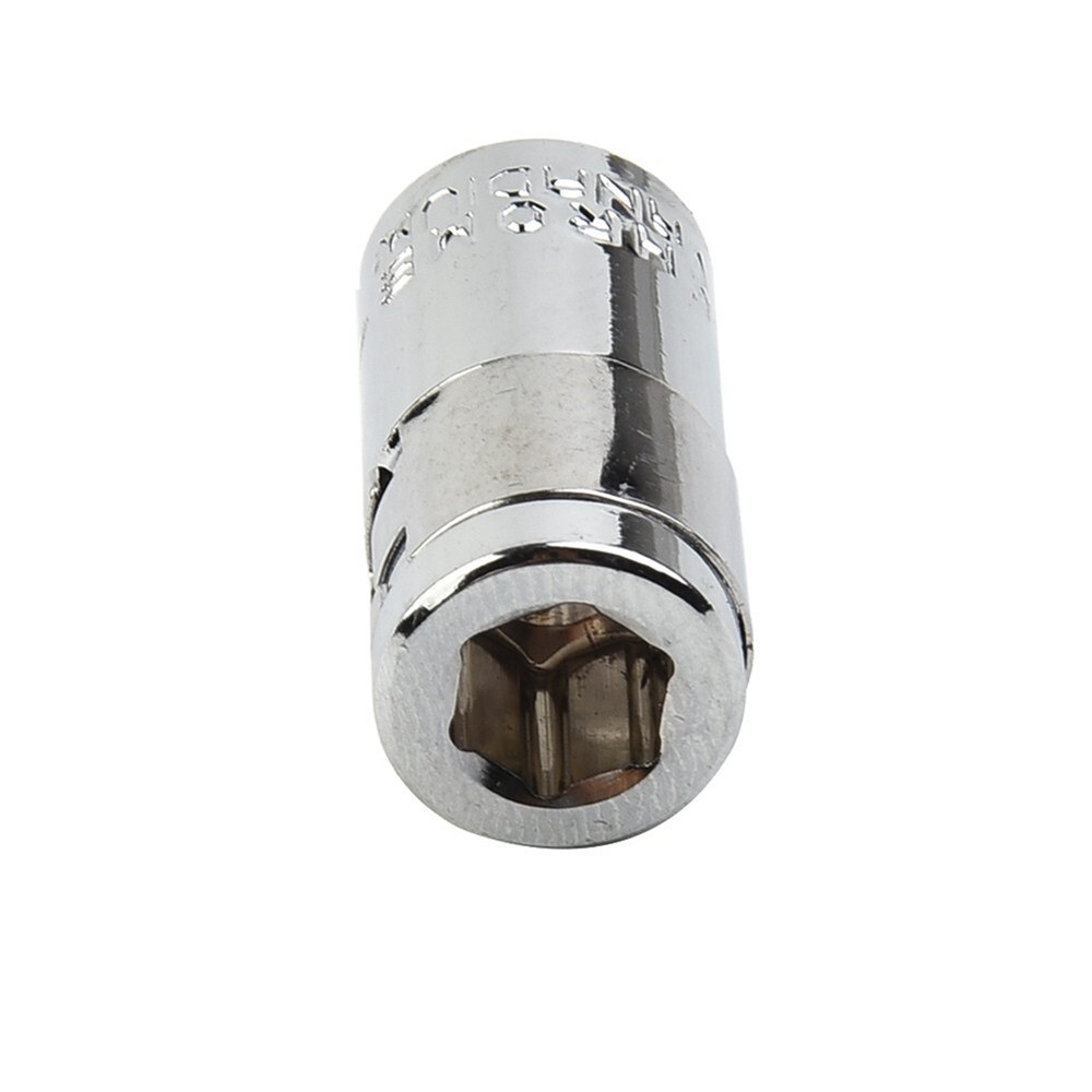 2pcs 1/4 Square Drive To 1/4 Hex Socket Bits Converter Screwdriver Bit Adapter
