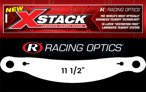 Racing Optics 10206C 2 mil Laminated Tearoffs XStack 10 (Clear)