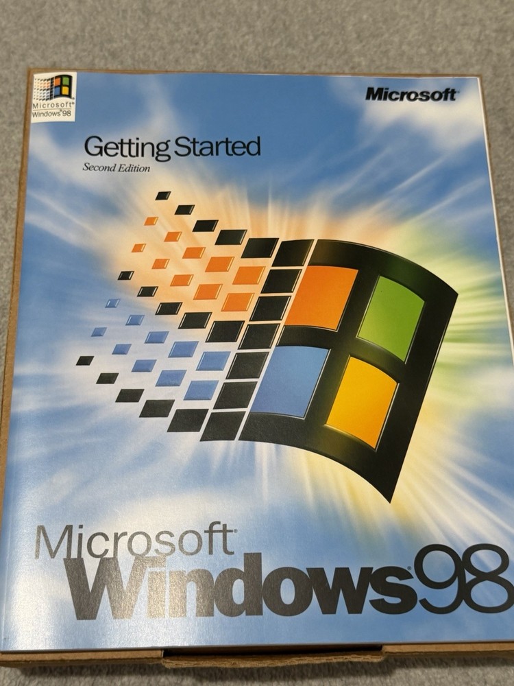 Microsoft Windows 98 SE Upgrade COMPLETE w/ Key Floppy Disk Vintage PC Software