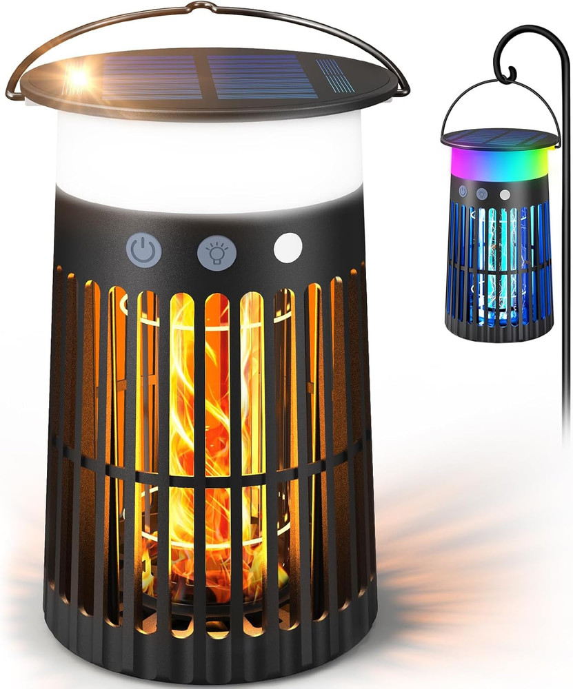 Solar Bug Zapper for Outdoor Patio Backyard Camping