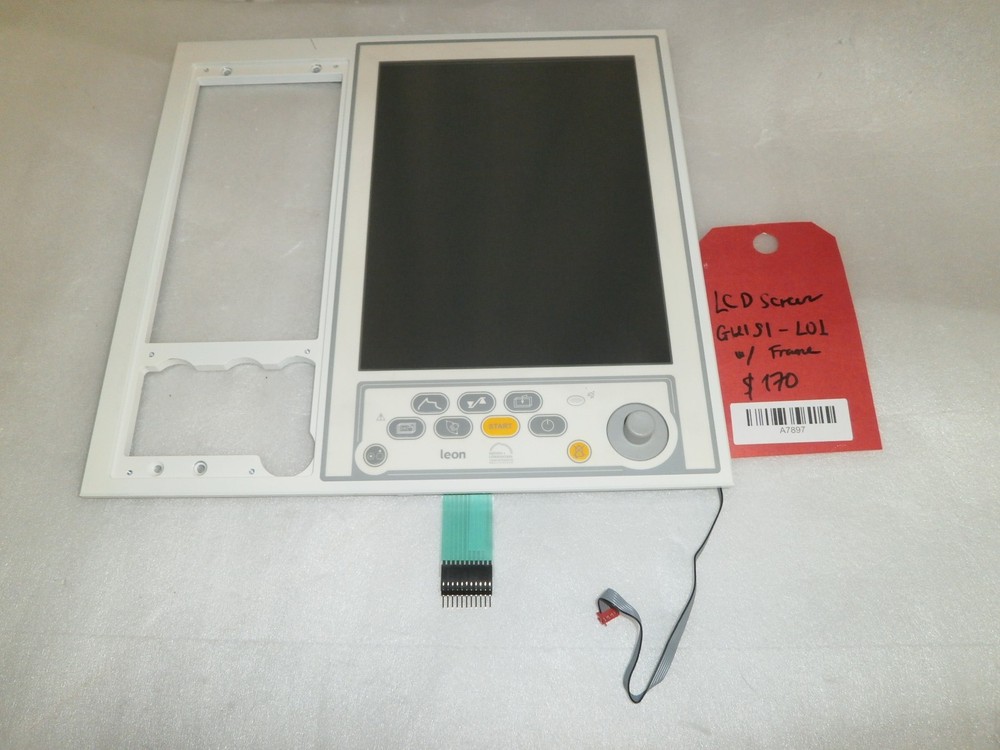 Heinen + Lowenstein Leon Anesthesia Machine Display Front Panel G121S1-L01