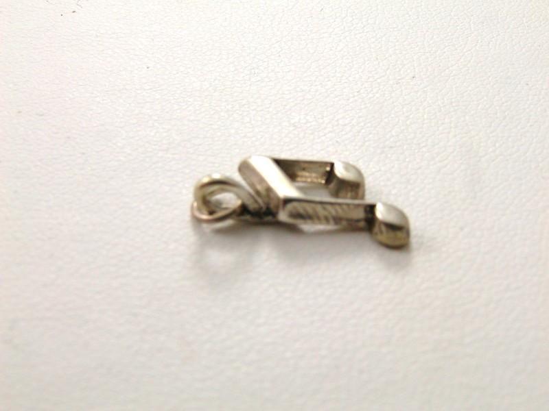 Vintage Sterling Silver Musical Note Charm