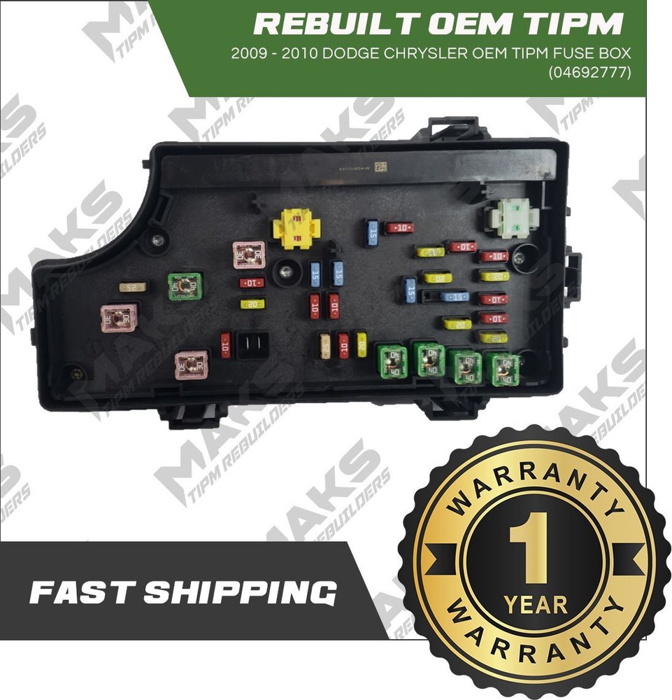 2009-2010 Dodge Chrysler OEM Rebuilt TIPM 04692777 *PROGRAMMING INCLUDED!*