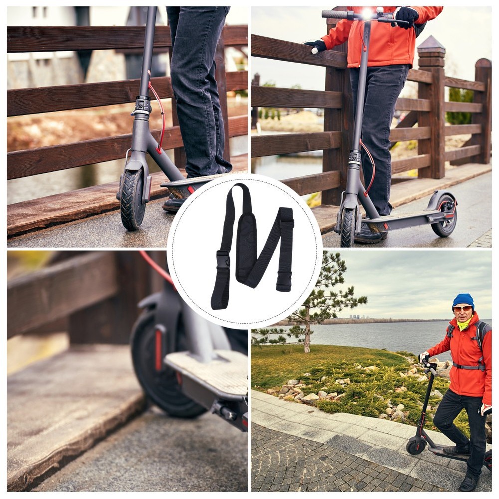 Nylon Adjustable Shoulder Strap for Scooter Carrying with Quick Release Buckles