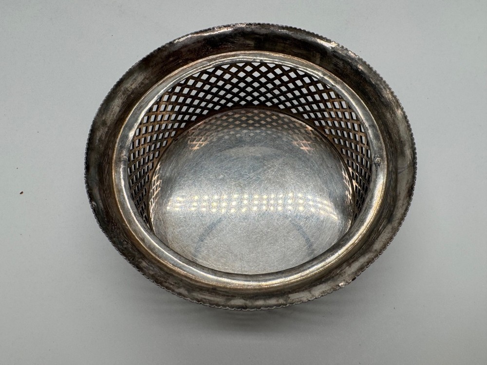 Vintage Antique Eureka Silver Co. Silver Plated Wine Coaster