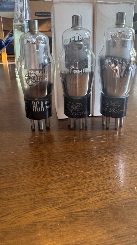 4 NOS RCA 78 ST Bottle Globes