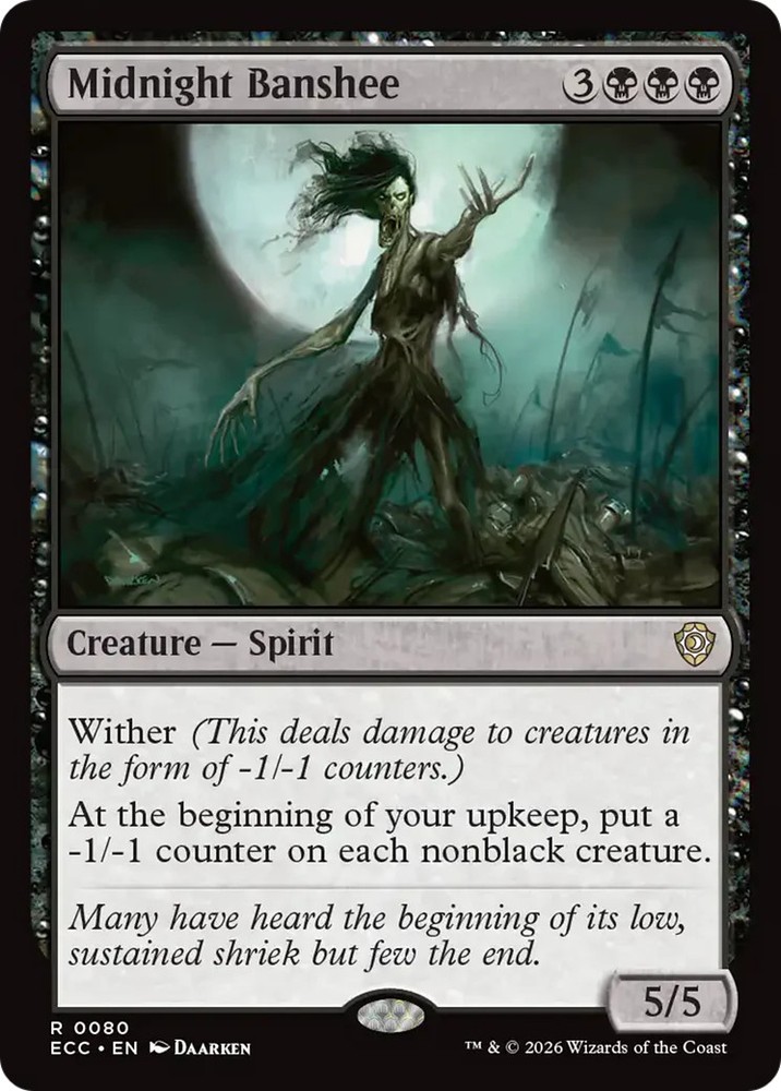 Midnight Banshee [Lorwyn Eclipsed Commander]