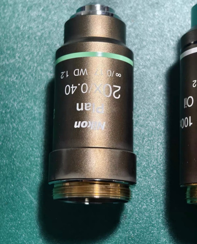 Nikon Plan 20x/100x Oil Infinity Objective Lens